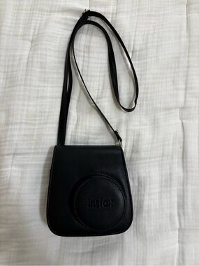 Fuji Instax Black Crossbody Camera Case